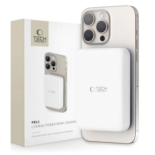Tech-Protect LifeMag PB11 powerbank MagSafe, 10000 mAh, 15W, USB-C - vit