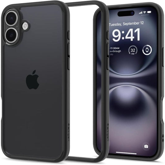 Spigen Ultra Hybrid skal för iPhone 16 - Matte svart