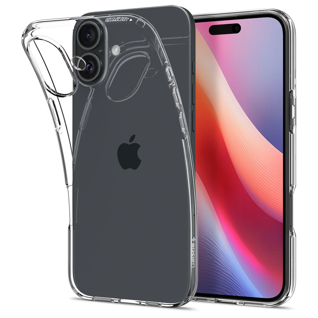 Spigen Liquid Crystal skal för iPhone 16 Plus - transparent