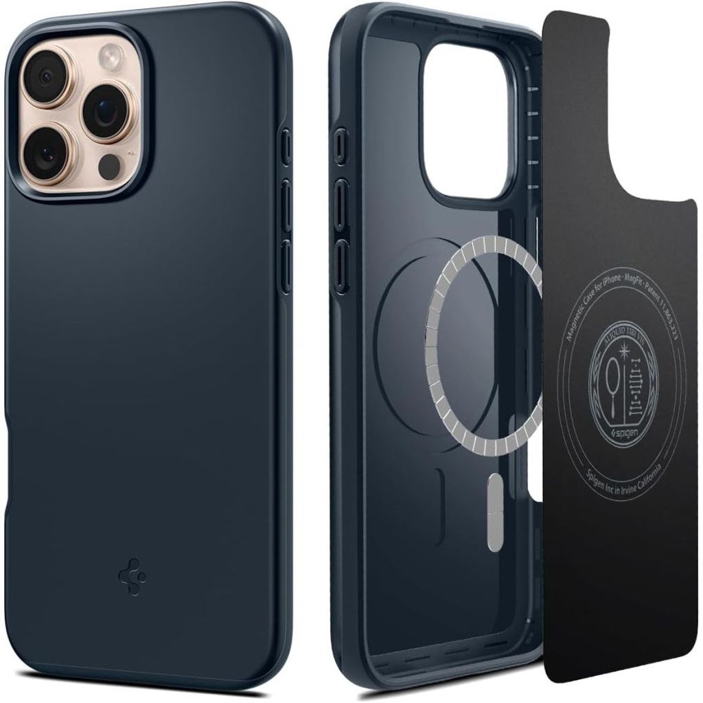 Spigen Thin Fit MagSafe skal för iPhone 16 Pro Max - Dark grå