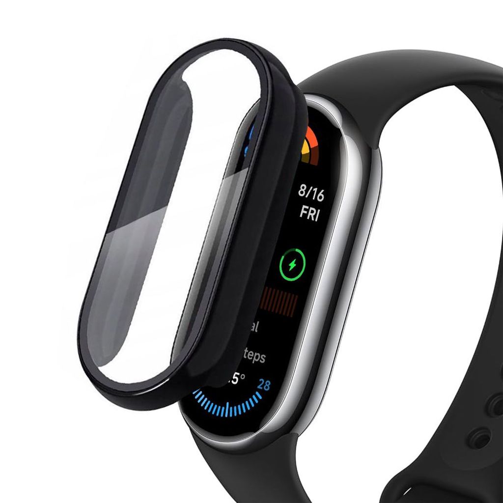 Tech-Protect Defense360 skal för Xiaomi Smart Band 9/9 NFC - svart