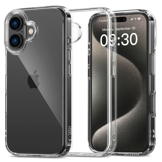 Tech-Protect FlexAir Hybrid skal för iPhone 16 - transparent
