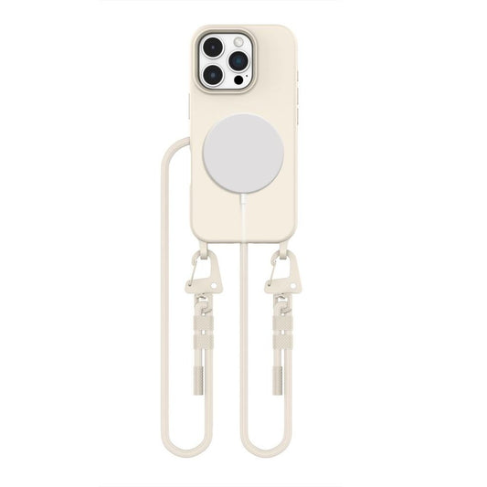 Tech-Protect MagNecklace MagSafe skal för iPhone 16 Pro - beige