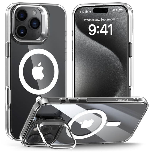 Tech-Protect MagStand MagSafe skal för iPhone 16 Pro - transparent