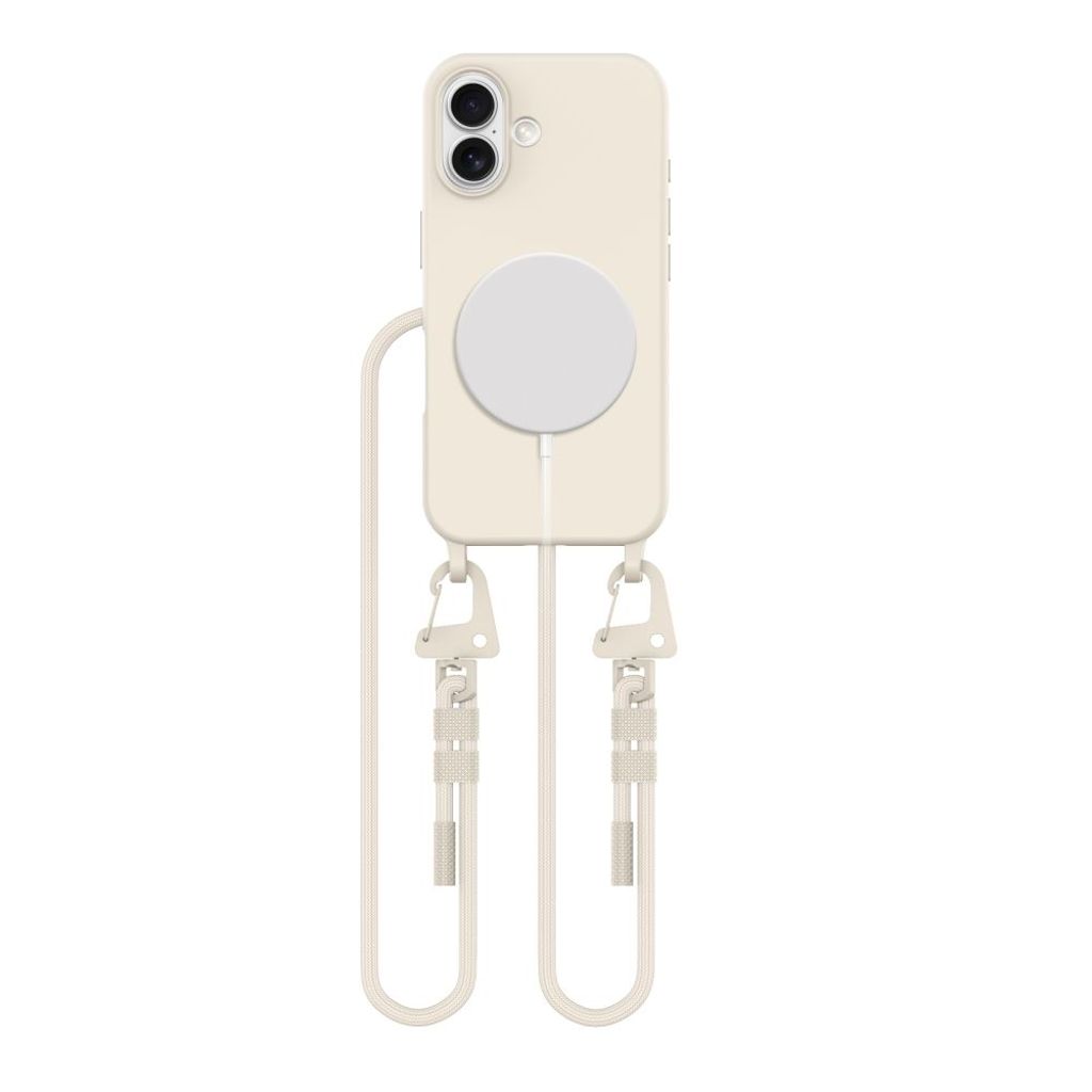 Tech-Protect MagNecklace MagSafe skal för iPhone 16 - beige