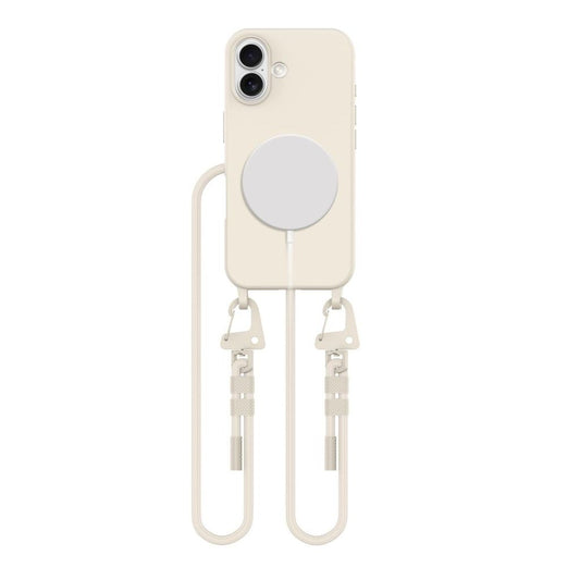 Tech-Protect MagNecklace MagSafe skal för iPhone 16 - beige