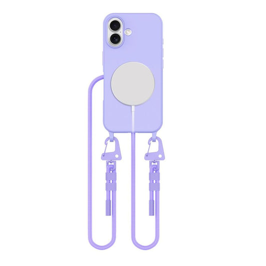 Tech-Protect MagNecklace MagSafe skal för iPhone 16 - lila