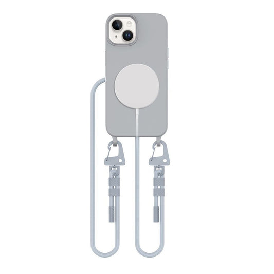 Tech-Protect MagNecklace MagSafe skal för iPhone 14 - grå