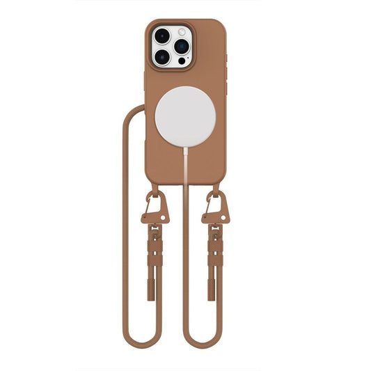 Tech-Protect MagNecklace MagSafe skal för iPhone 16 Pro Max - brun