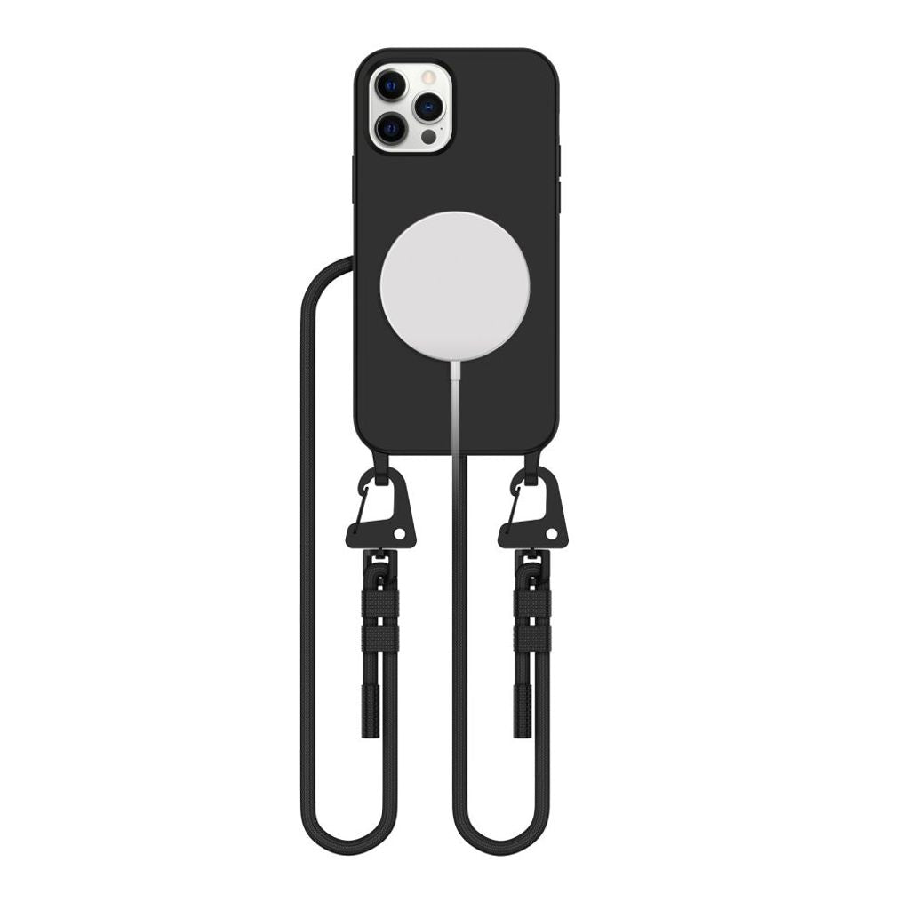 Tech-Protect MagNecklace MagSafe skal för iPhone 12/12 Pro - svart