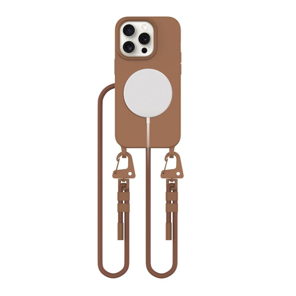Tech-Protect MagNecklace MagSafe skal för iPhone 14 Pro - brun