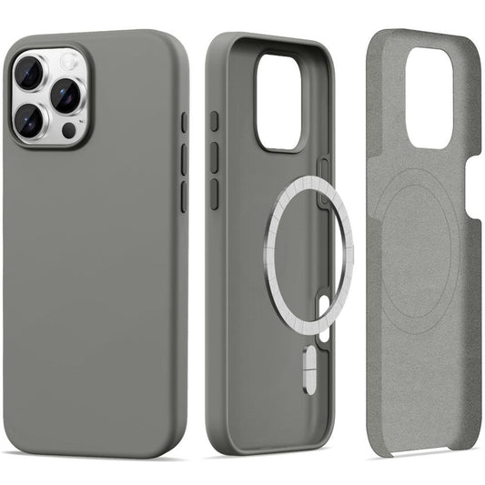 Tech-Protect silikon MagSafe skal för iPhone 16 Pro Max - grå