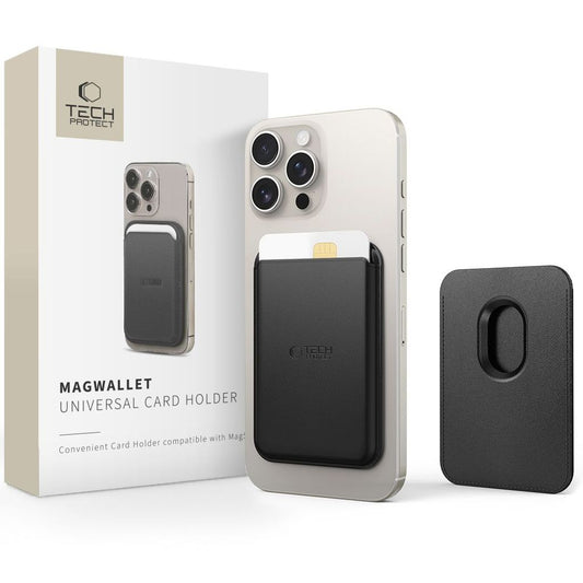 Tech-Protect MagWallet Magsafe card skal - svart