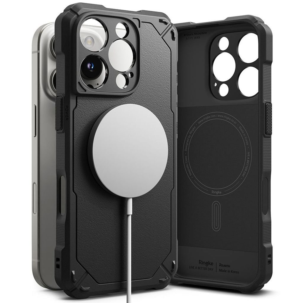 Ringke Rugged Gear MagSafe skal för iPhone 16 Pro Max - svart