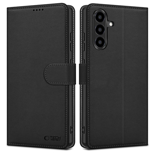 Tech-Protect plånboksfodral för Samsung Galaxy A36 5G - Matte svart