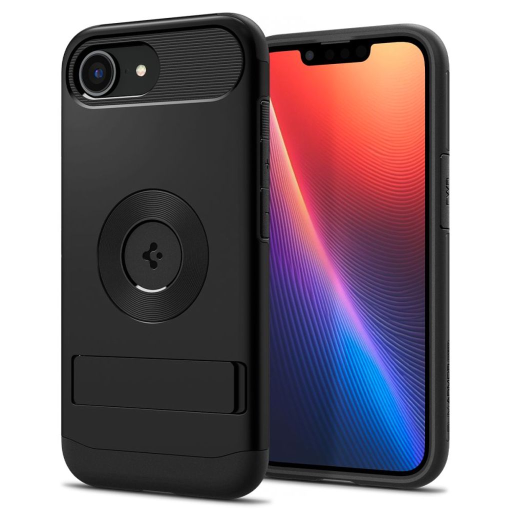 Spigen Slim Armor MagSafe skal för iPhone 16e - svart