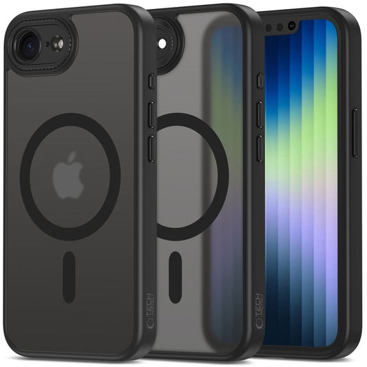 Tech-Protect MagCam MagSafe skal för iPhone 16e - Matte svart