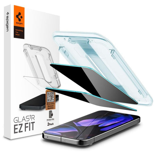 Spigen Glas.TR Ez Fit Privacy HD, 2 pcs skärmskydd Google Pixel 9/9 Pro/10/10 PRO