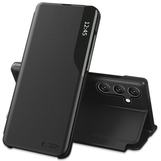 Tech-Protect Smart View fodral för Samsung Galaxy A56 5G - svart