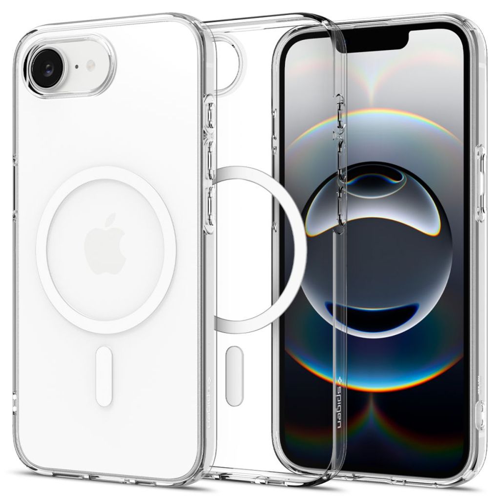 Spigen Liquid Crystal MagSafe skal för iPhone 16e - transparent