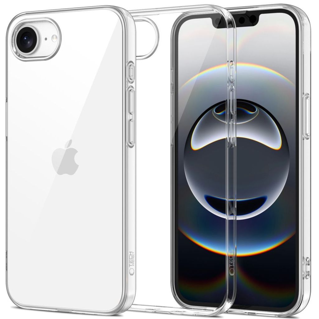 Tech-Protect FlexAir skal för iPhone 16e - transparent