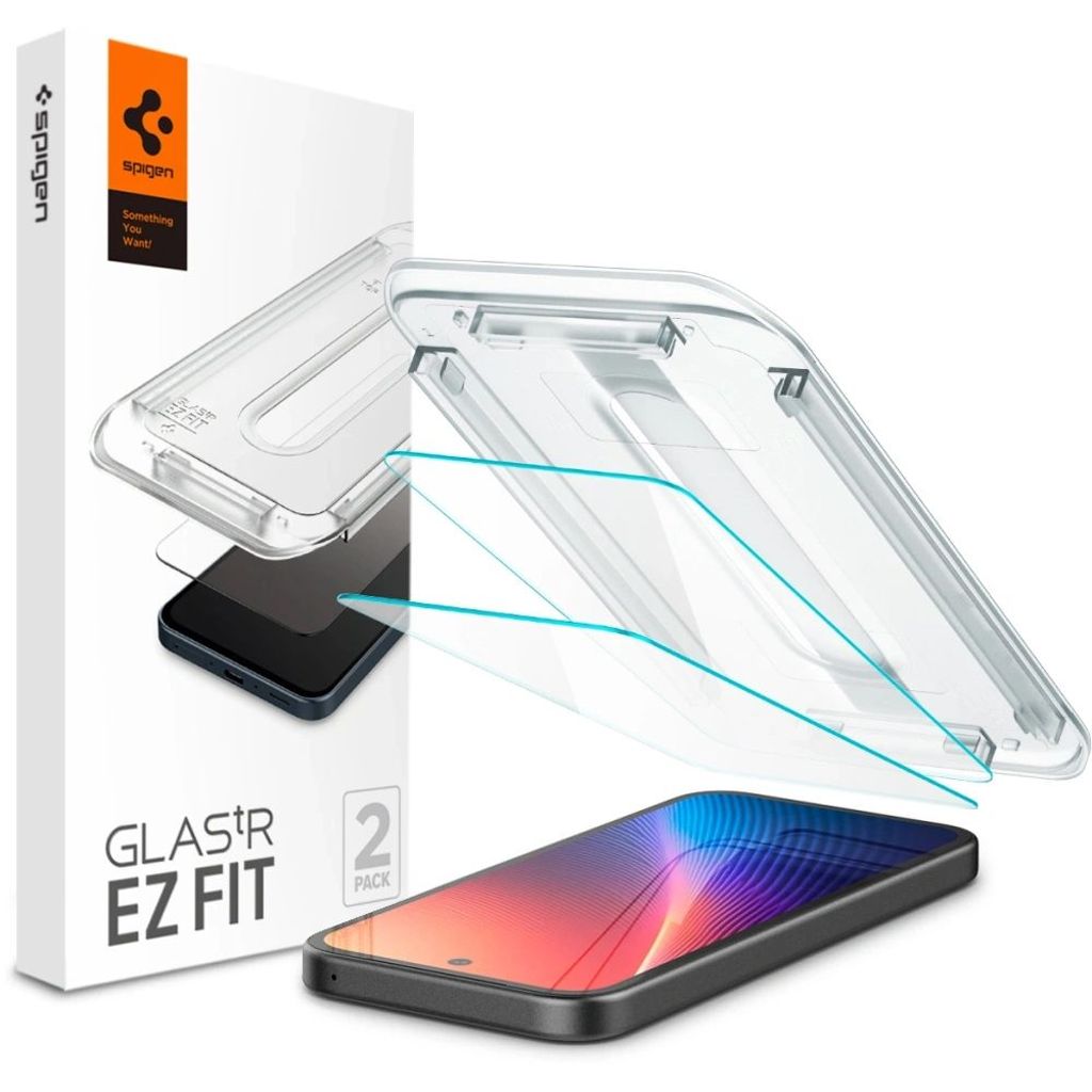 Spigen Glas.TR Ez Fit 2-pack skärmskydd för Google Pixel 9A