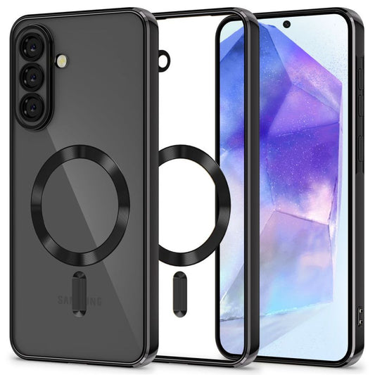 Tech-Protect MagFlex MagSafe skal för Samsung Galaxy A56 5G - transparent svart