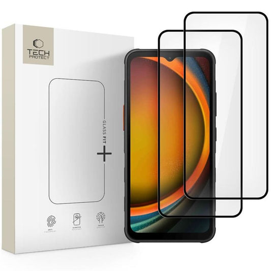 Tech-Protect Glass Fit+ 2-pack skärmskydd för Samsung Galaxy Xcover 7/7 Pro
