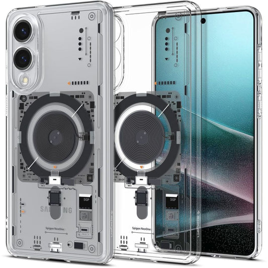 Spigen Ultra Hybrid MagSafe skal för Samsung Galaxy S25 Edge - transparent