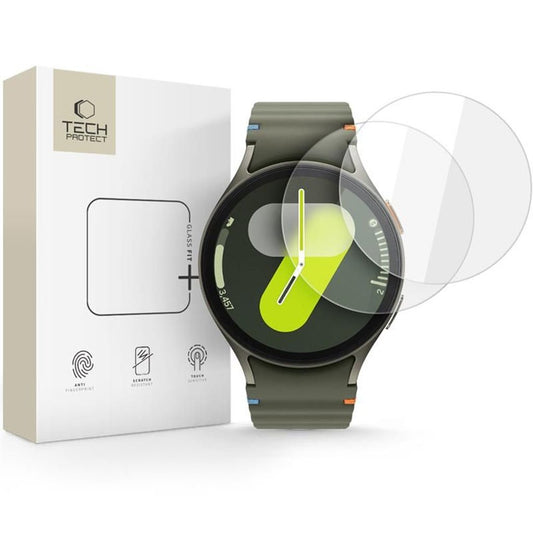 Tech-Protect Glass Fit+ skärmskydd Galaxy Watch 40/41/42/43/44 mm, 40mm, 2-pack