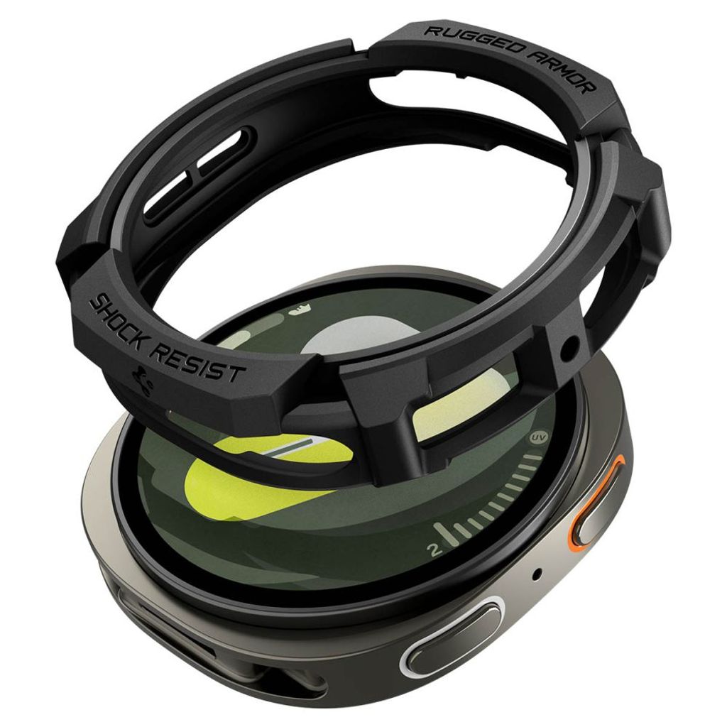 Spigen Rugged Armor skal för Samsung Galaxy Watch 8 40mm - svart