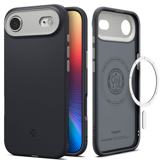 Spigen Nano Pop MagSafe skal för iPhone 17 Air - svart
