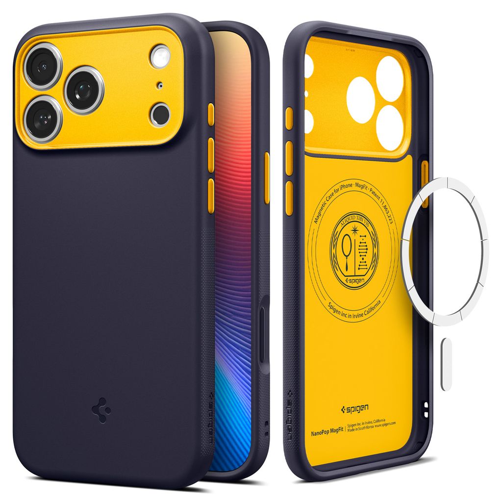 Spigen Nano Pop MagSafe skal för iPhone 17 Pro Max - Navy blå