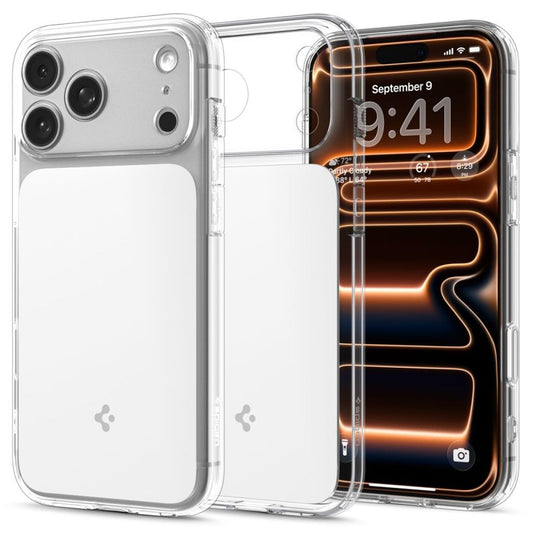 Spigen Ultra Hybrid "T" MagSafe skal för iPhone 17 Pro Max - Clear/vit