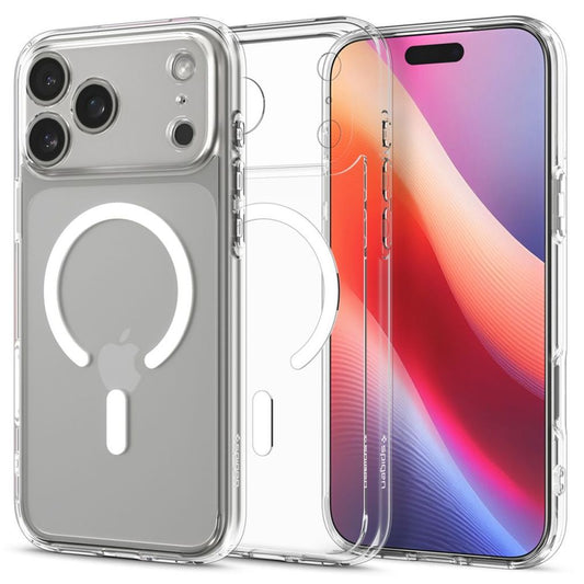 Spigen Ultra Hybrid MagSafe skal för iPhone 17 Pro Max - Clear/vit