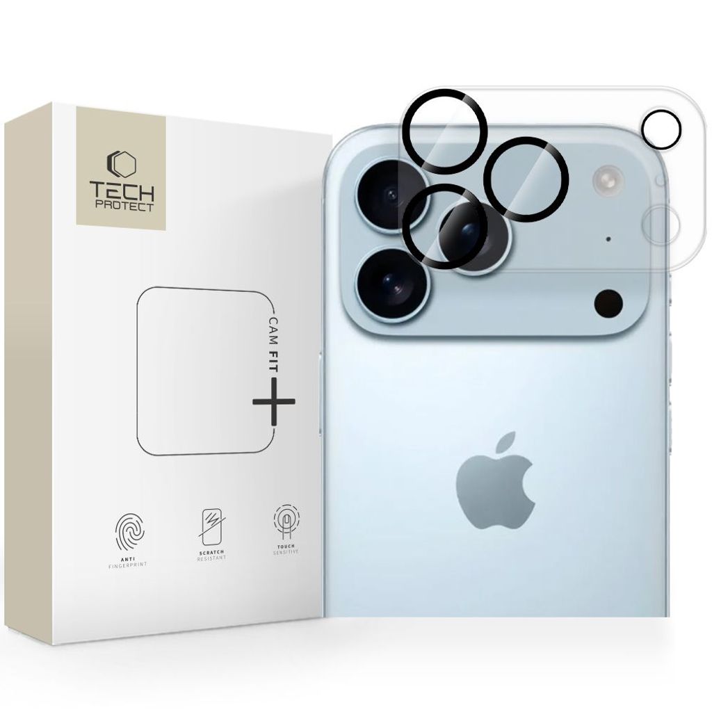 Tech-Protect Cam Fit+ Camera fodral linsskydd för iPhone 17 Pro Max