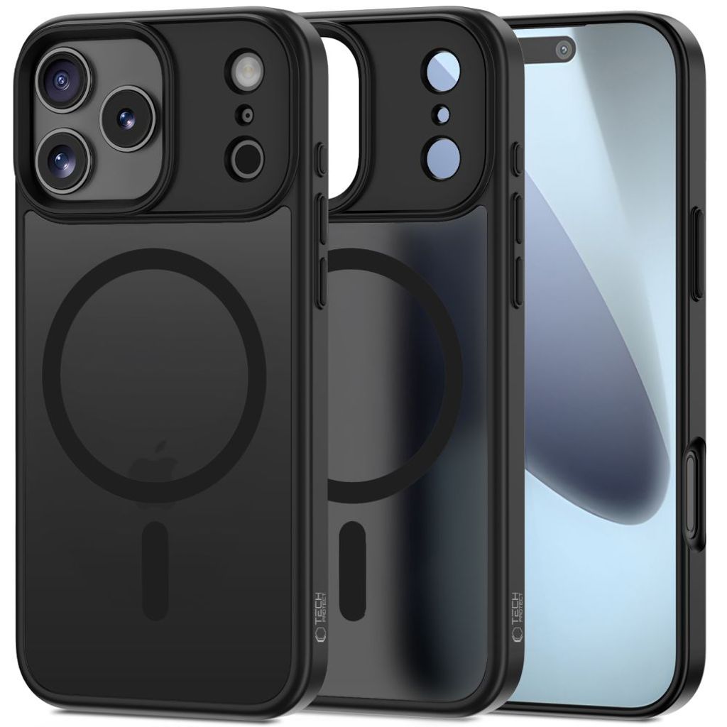 Tech-Protect Matt MagSafe skal för iPhone 17 Pro Max - Matte svart