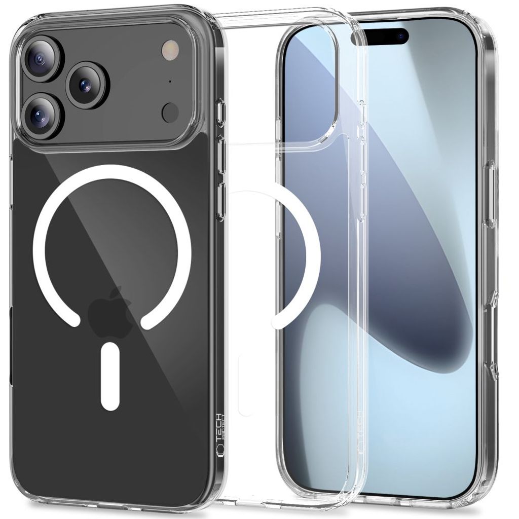 Tech-Protect FlexAir Hybrid MagSafe skal för iPhone 17 Pro Max - Clear