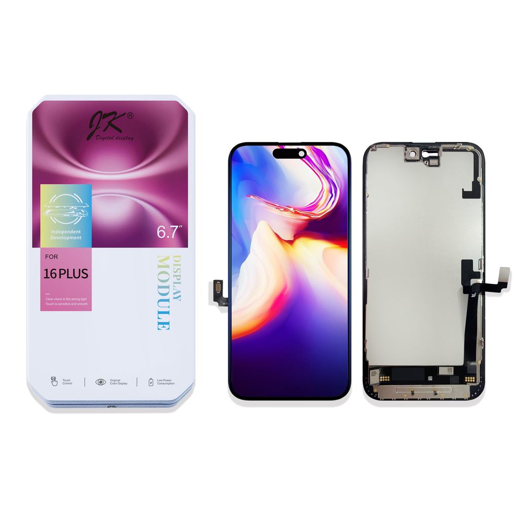 IPhone 16 Plus Incell LCD skärm reservdel – JK Premium FHD