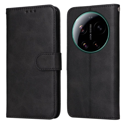 Xiaomi 17 Ultra 5G plånboksfodral PU Leather – svart
