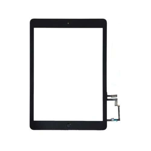 IPad Air 9.7" 2013 (A1474 / A1475 / A1476) Glass with tape, Premium – svart