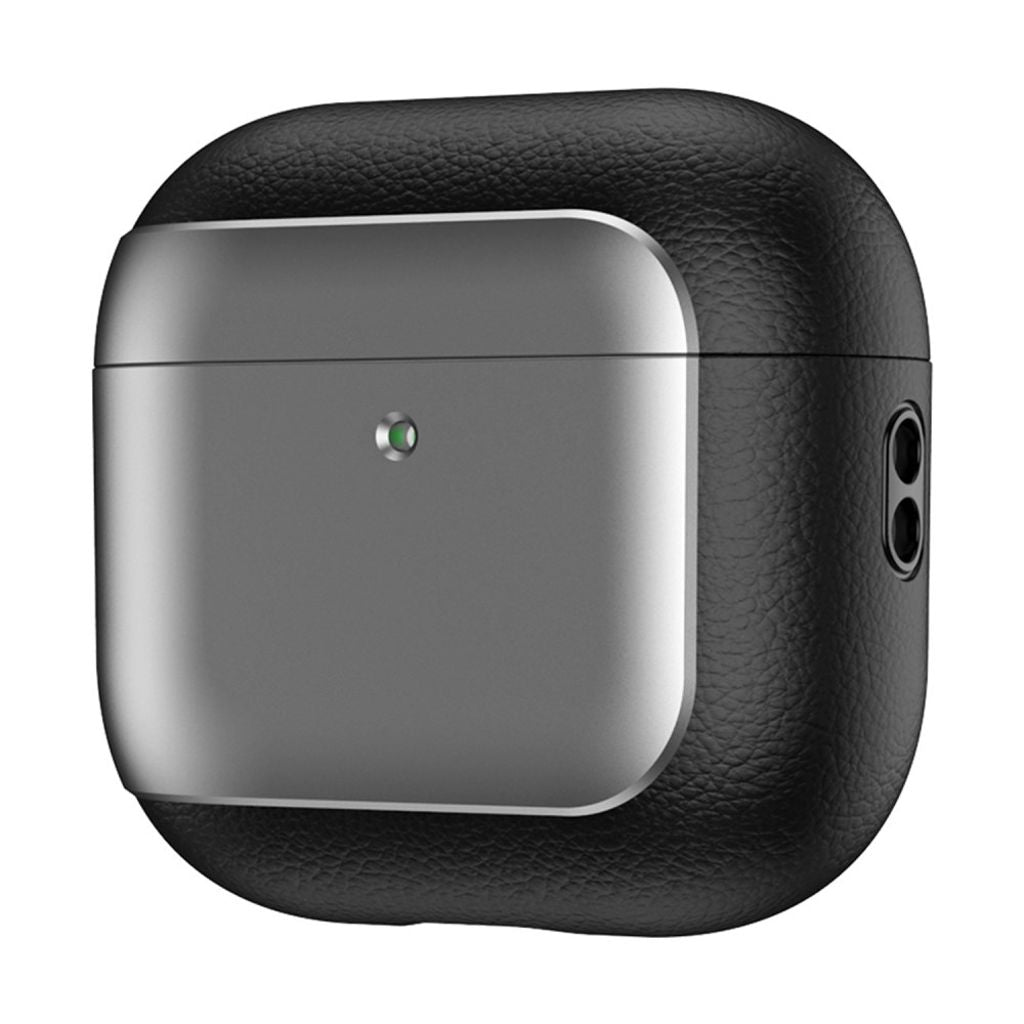 AirPods 4 Shock Proof TPU Case with Lanyard - Gray