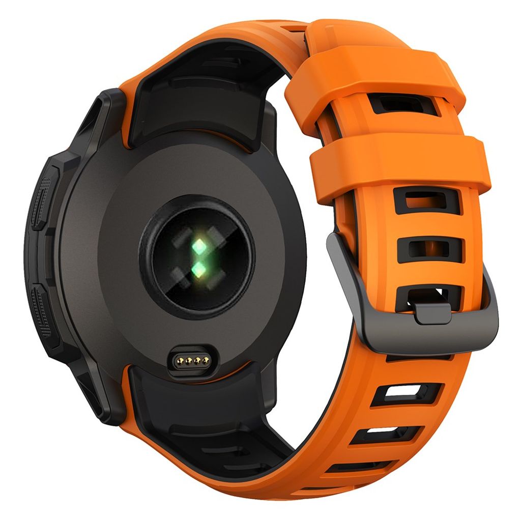 Garmin Instinct 2X Watch Strap Silicone – Orange/Black