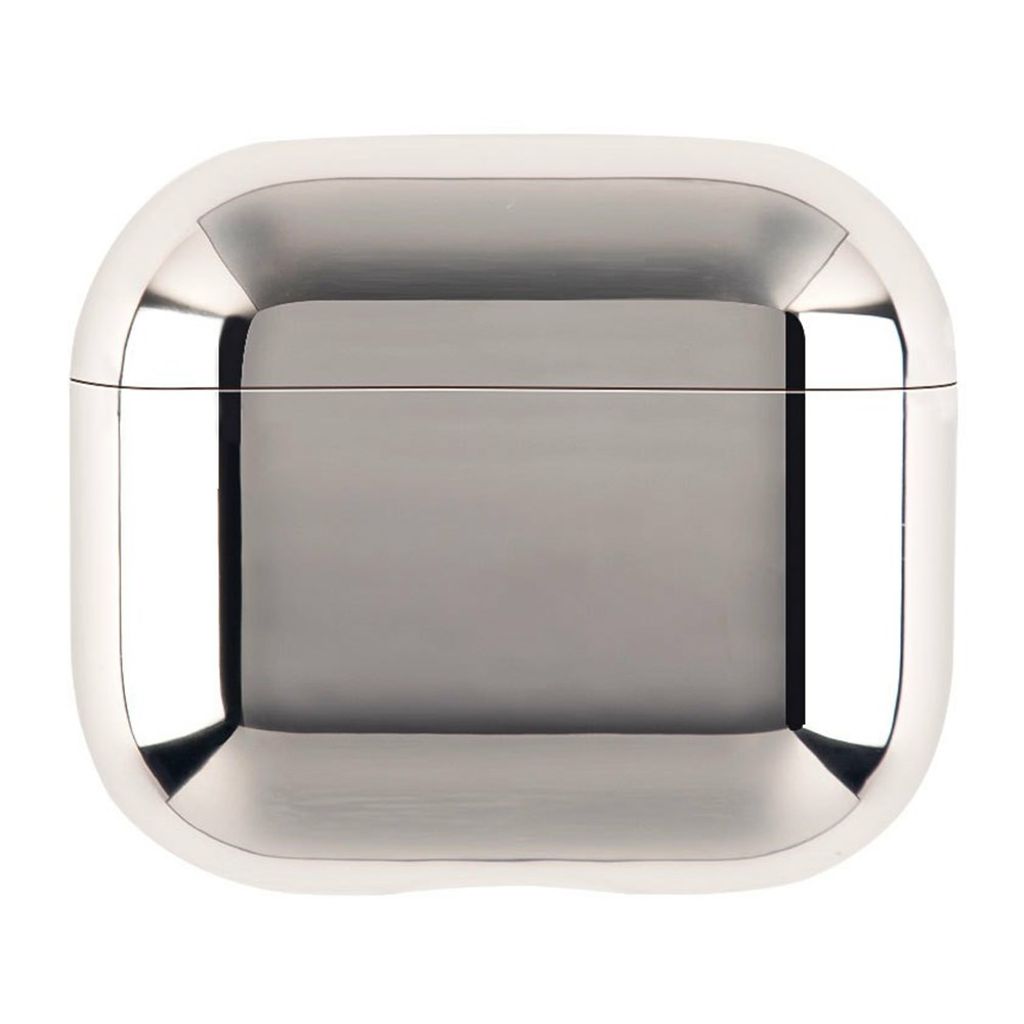 AirPods 4 Hard Case Electroplating Protective Cover - Silver