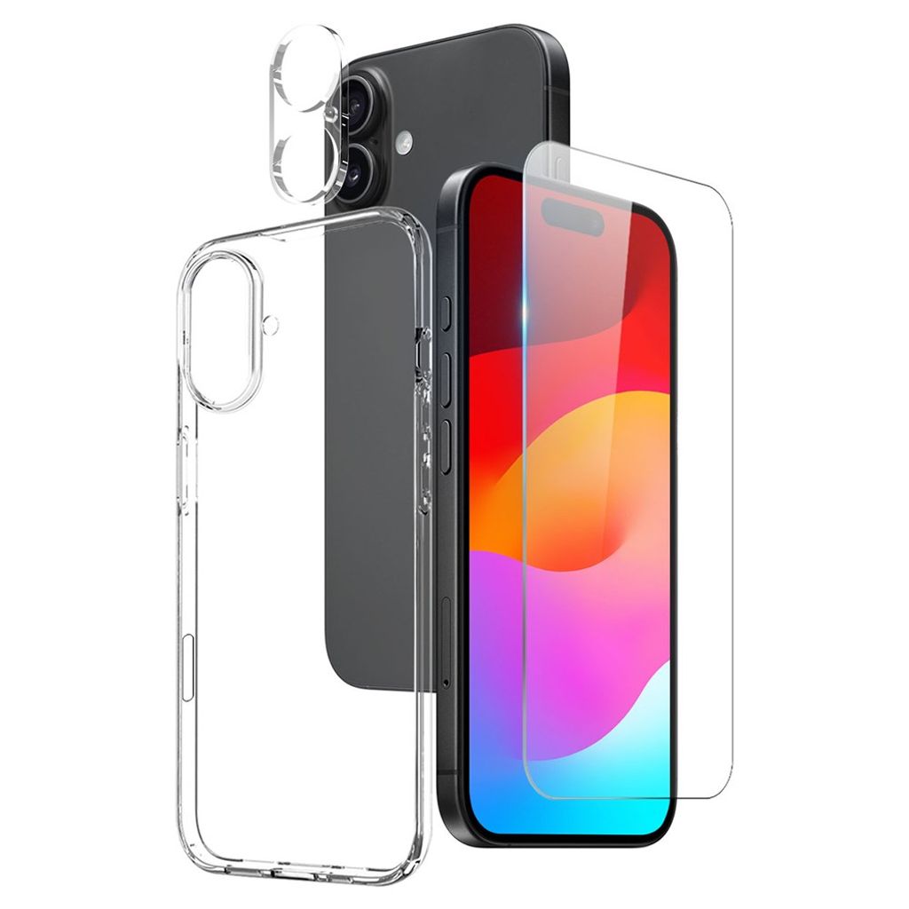 NORTHJO iPhone 17 Skal Set with Screen & Lens Protector - Transparent