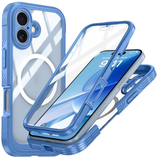 IPhone 17 skal + skärmskydd – blå
