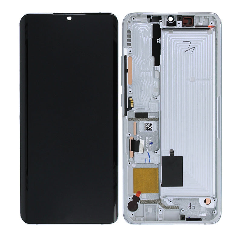 Xiaomi Mi Note 10/Note 10 Pro skärm with LCD-display Original – vit