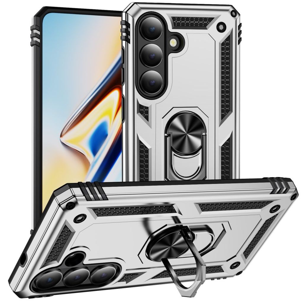 Samsung Galaxy S26 Plus skal PC + TPU stöd – silver