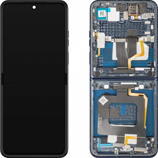 Motorola Razr 50 Ultra LCD-display Original – Midnight blå
