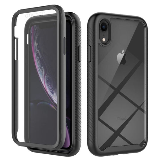 IPhone XR skal with a skärmskydd - svart
